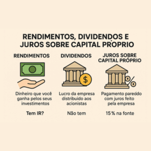 Rendimentos, Dividendos e Juros sobre Capital Próprio: Entenda as Diferenças e Invista com Mais Segurança